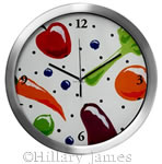 Veggies Kitchen Wall Clock